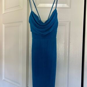 Hello Molly Vibrant Blue Mini Dress